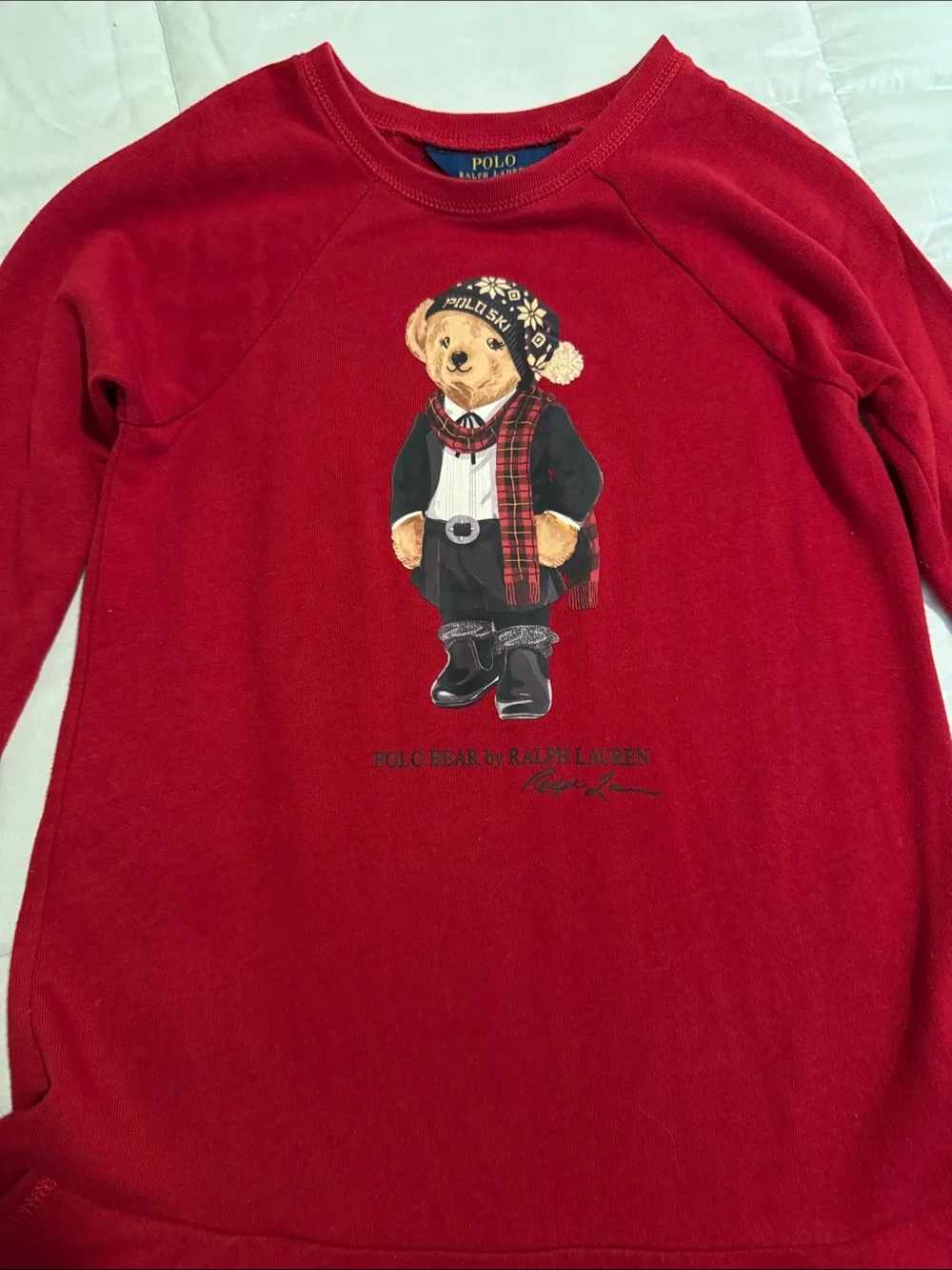 Ralph Lauren Red Polo Bear Girl's Costume Dress